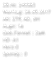 ZB.Nr. 245583 Wurftag: 26.05.2017 AK: ZTP, AD, BH Auge: 1a Geb.Formel : 2aM HD- A1 Herz-0 Spondy.: 0